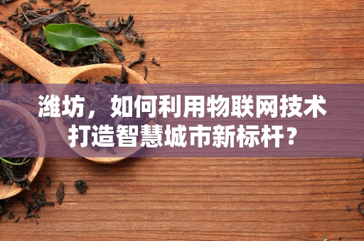 潍坊，如何利用物联网技术打造智慧城市新标杆？