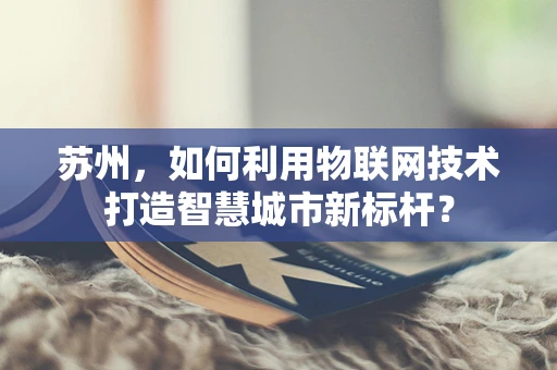 苏州，如何利用物联网技术打造智慧城市新标杆？