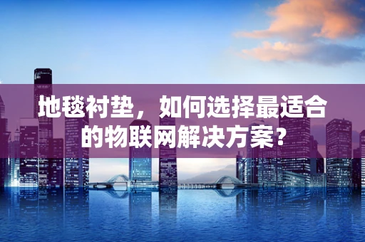 地毯衬垫，如何选择最适合的物联网解决方案？