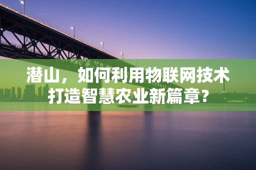 潜山，如何利用物联网技术打造智慧农业新篇章？