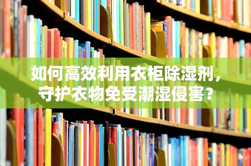 如何高效利用衣柜除湿剂，守护衣物免受潮湿侵害？