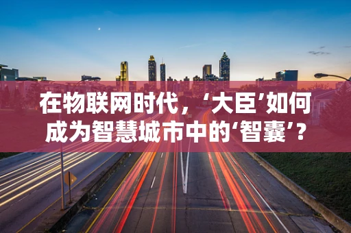 在物联网时代，‘大臣’如何成为智慧城市中的‘智囊’？