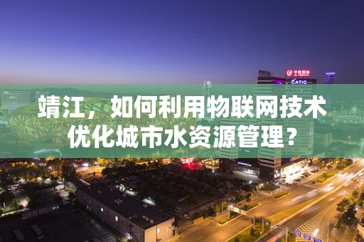 靖江，如何利用物联网技术优化城市水资源管理？