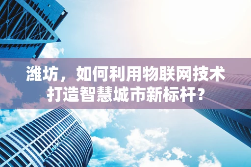 潍坊，如何利用物联网技术打造智慧城市新标杆？