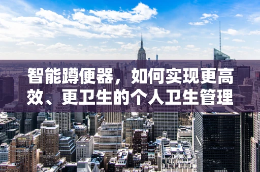 智能蹲便器，如何实现更高效、更卫生的个人卫生管理？