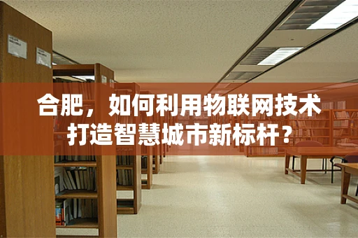 合肥，如何利用物联网技术打造智慧城市新标杆？