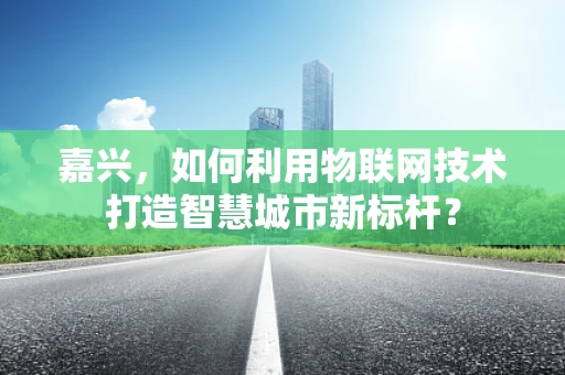 嘉兴，如何利用物联网技术打造智慧城市新标杆？