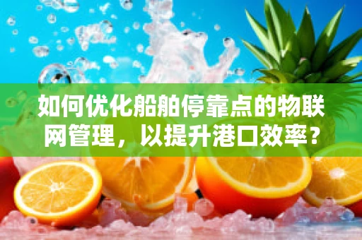 如何优化船舶停靠点的物联网管理，以提升港口效率？