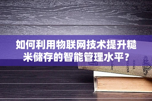 如何利用物联网技术提升糙米储存的智能管理水平？