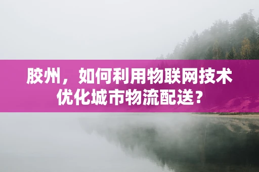 胶州，如何利用物联网技术优化城市物流配送？