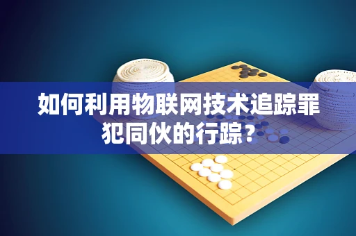 如何利用物联网技术追踪罪犯同伙的行踪？