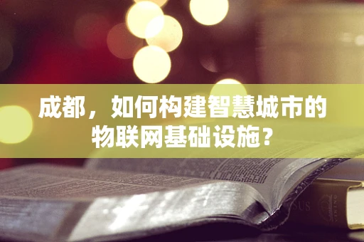 成都，如何构建智慧城市的物联网基础设施？