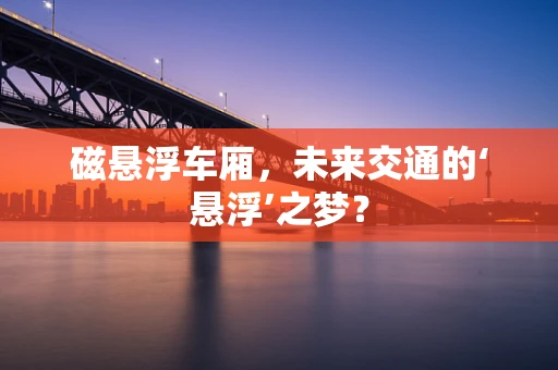 磁悬浮车厢，未来交通的‘悬浮’之梦？