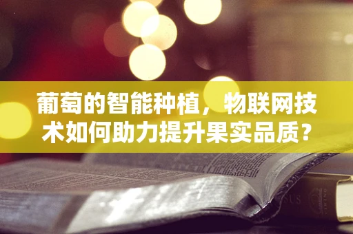 葡萄的智能种植，物联网技术如何助力提升果实品质？