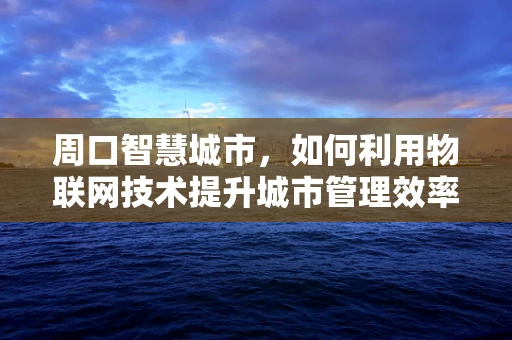 周口智慧城市，如何利用物联网技术提升城市管理效率？