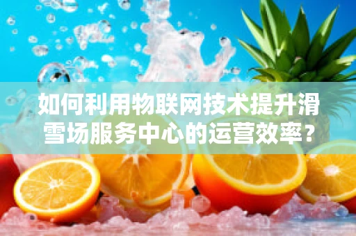 如何利用物联网技术提升滑雪场服务中心的运营效率？