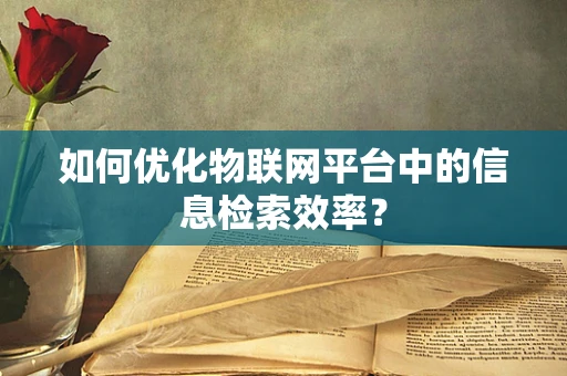 如何优化物联网平台中的信息检索效率？