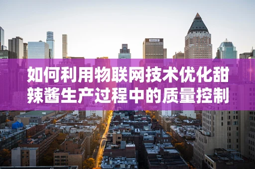 如何利用物联网技术优化甜辣酱生产过程中的质量控制？