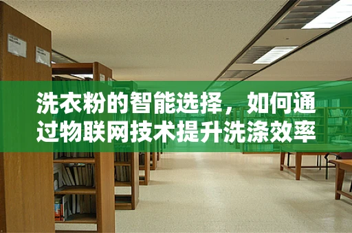 洗衣粉的智能选择，如何通过物联网技术提升洗涤效率？