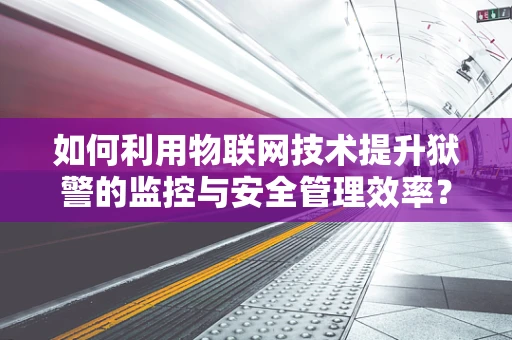 如何利用物联网技术提升狱警的监控与安全管理效率？