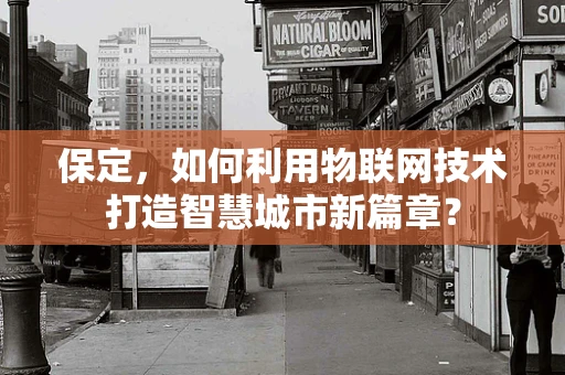 保定，如何利用物联网技术打造智慧城市新篇章？