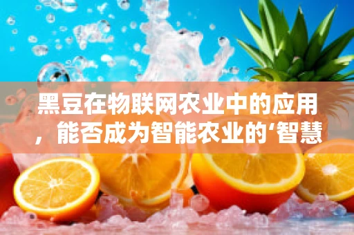 黑豆在物联网农业中的应用，能否成为智能农业的‘智慧豆’？