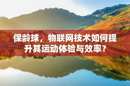 保龄球，物联网技术如何提升其运动体验与效率？