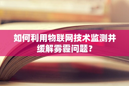 如何利用物联网技术监测并缓解雾霾问题？