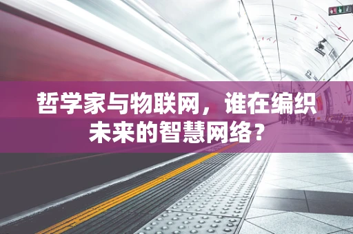 哲学家与物联网，谁在编织未来的智慧网络？