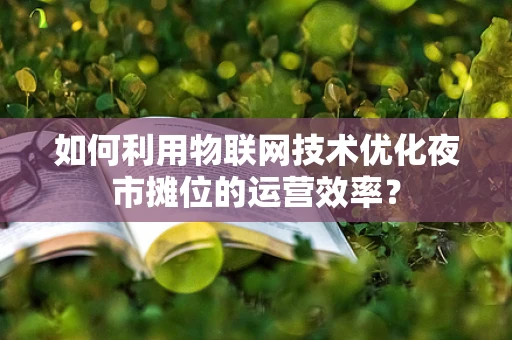 如何利用物联网技术优化夜市摊位的运营效率？