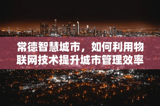 常德智慧城市，如何利用物联网技术提升城市管理效率？