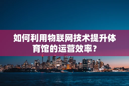 如何利用物联网技术提升体育馆的运营效率？