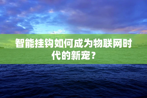 智能挂钩如何成为物联网时代的新宠？