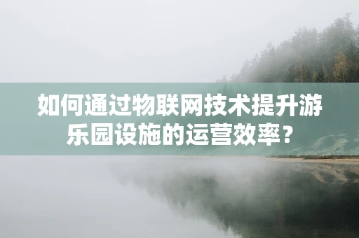 如何通过物联网技术提升游乐园设施的运营效率？