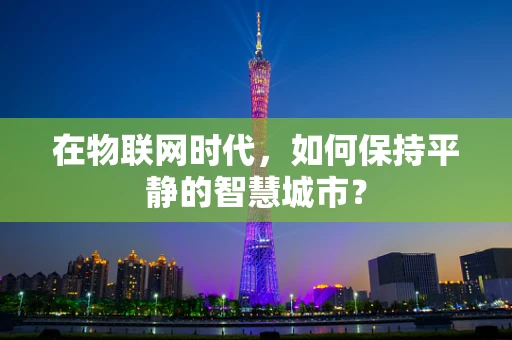 在物联网时代，如何保持平静的智慧城市？