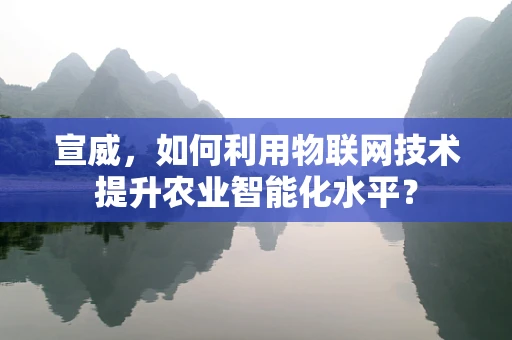 宣威，如何利用物联网技术提升农业智能化水平？