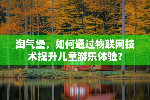 淘气堡，如何通过物联网技术提升儿童游乐体验？