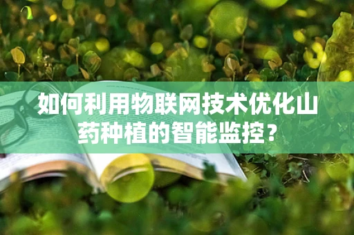 如何利用物联网技术优化山药种植的智能监控？