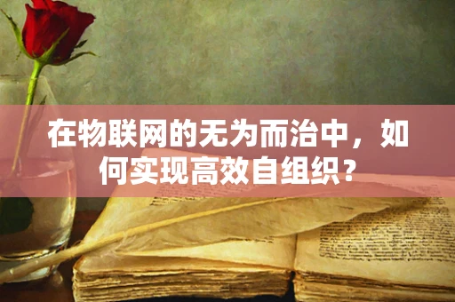 在物联网的无为而治中，如何实现高效自组织？