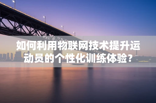 如何利用物联网技术提升运动员的个性化训练体验？