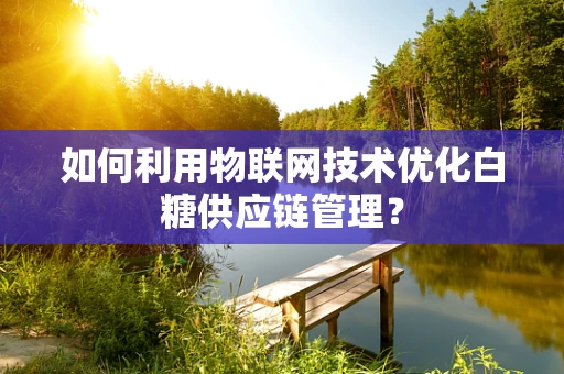 如何利用物联网技术优化白糖供应链管理？