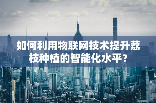 如何利用物联网技术提升荔枝种植的智能化水平？