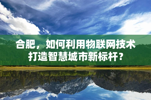 合肥，如何利用物联网技术打造智慧城市新标杆？