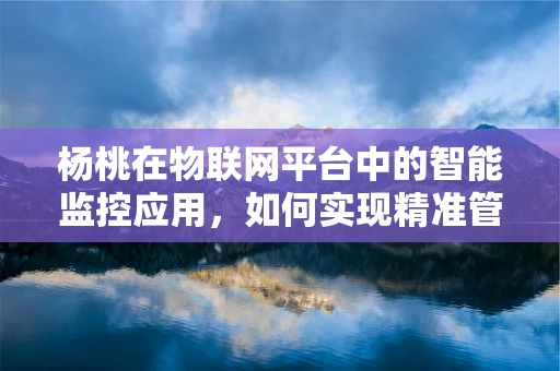 杨桃在物联网平台中的智能监控应用，如何实现精准管理与优化？