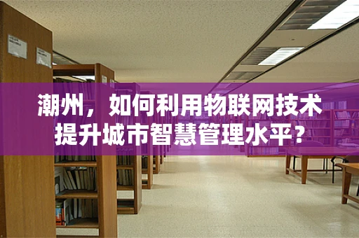 潮州，如何利用物联网技术提升城市智慧管理水平？