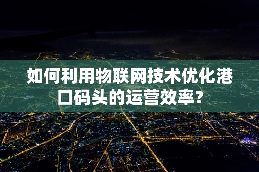 如何利用物联网技术优化港口码头的运营效率？