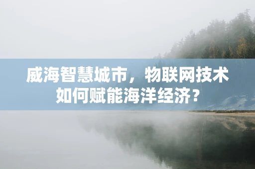 威海智慧城市，物联网技术如何赋能海洋经济？