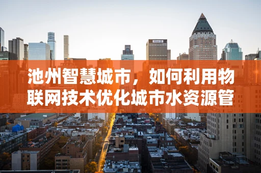 池州智慧城市，如何利用物联网技术优化城市水资源管理？