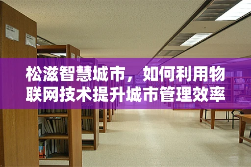 松滋智慧城市，如何利用物联网技术提升城市管理效率？