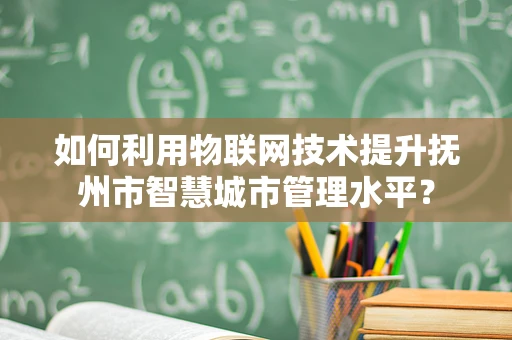 如何利用物联网技术提升抚州市智慧城市管理水平？